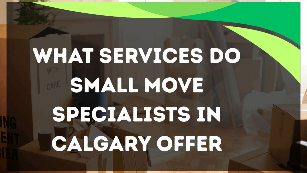 What services do small move specialists in Calgary offer