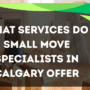 What services do small move specialists in Calgary offer